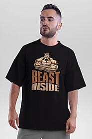 Beast Inside Gym t shirt for men