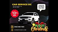 Car Service Washington DC for Christmas Lights Tour @carservicesdc