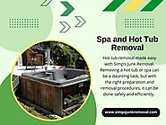 Spa and Hot Tub Removal