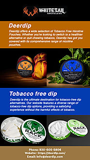 Tobacco free dip