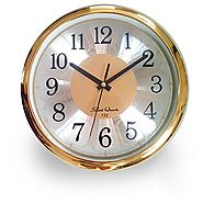 Bekith 12-Inch Aluminium Wall Clock