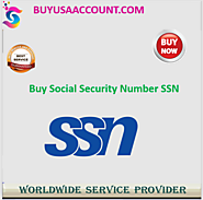 Buy Social Security Number SSN - 100%Safe USA SSN number