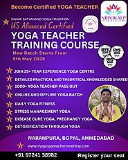 Yoga Teacher Training Course in Ahmedabad