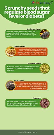 5 crunchy seeds that regulate blood sugar level or diabetes