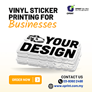 Vinyl Sticker Printing for Businesses