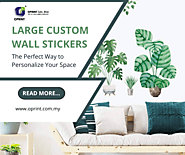 Large Custom Wall Stickers: The Perfect Way to Personalize Your Space  – Oprint