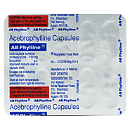 AB Phylline 100mg Capsule 10'S - Buy Medicines online at Best Price from Netmeds.com