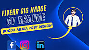 Create a catchy fiverr gig image, resume writing and social media post on canva by Muhebullah821 | Fiverr