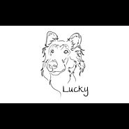 Draw line art pet memorial tattoo sketch in unique style by Ganich_m | Fiverr