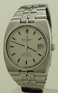 Omega ref 168.046 Steel Automatic 36mm TV Case cal.1001 Silver Dial Constellation in Fine Original Vintage Condition ...