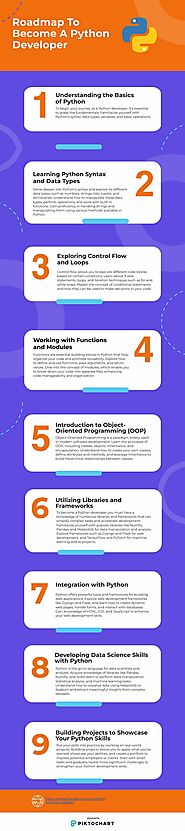 Roadmap To Become A Python Developer | Piktochart Visual Editor