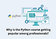 Why is the Python course getting popular among professionals?