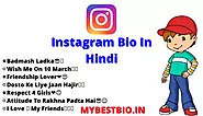 201+ Best Stylish Instagram Bio In Hindi 2023 | Bio For Instagram Boy Attitude In Hindi