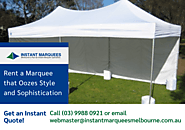 Rent a Marquee that Oozes Style and Sophistication