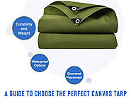 Why Choosing a Canvas Tarps for Any Job is The Best Option?