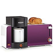 BELLA 14082 Toast and Brew Breakfast Station, Purple