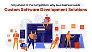 Stay Ahead of the Competition: Why Your Business Needs Custom Software Development Solutions