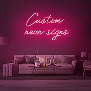 Custom name neon sign