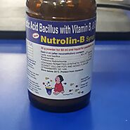 Order Nutrolin-B Syrup 60 ML (Lactic Acid Bacillus with Vit B6,B3) Online From Asrtagencies,Palakkad