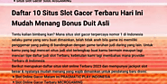 Bo Online Akun Slot 5000 Gacor Terpercaya Bighoki288 - Infogram