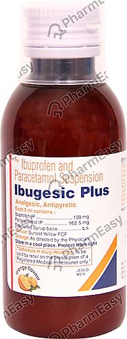 Ibugesic Plus Suspension 60ml: Uses, Side Effects, Price & Dosage | PharmEasy