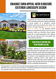 Enhance Curb Appeal with Exquisite Exterior Landscape Design