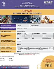 Udyam Registration Certificate Sample Check | Registrationmsme