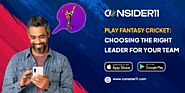 Play Fantasy Cricket: Choosing The Right Leader For Your Team