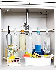 Under Sink Storage Solutions: Best Under Sink Organizer Shelf (with images, tweets) · kimora