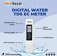 Accurate water testing made easy with our digital TDS ESC meter