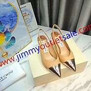 Jimmy Choo Liya 65 Slingback Pumps Monogram Patent Leather Khaki