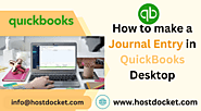 How to make a Journal Entry in QuickBooks Desktop?