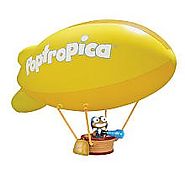 Poptropica 30 Inch Deluxe Toy Playset Inflatable Blimp