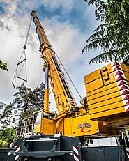 Nearby Rental of a 100T All-Terrain Crane | NessCampbell 