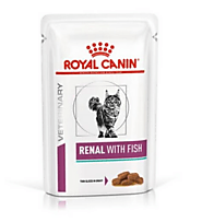 Royal Canin Veterinary Diet Renal with Fish Formula Wet Cat Food - Vetco