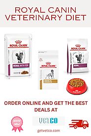 Buy Royal Canin Veterinary products online in India at best prices.