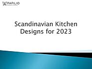 Scandinavian kitchen designs for 2023