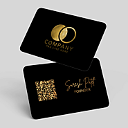 Gold Foil Business Cards, 1 Tap Cards