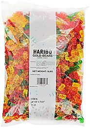 Haribo Gummi Candy Gold-Bears, 5-Pound Bag