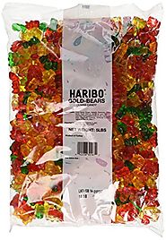 Haribo Gummi Candy Gold-Bears New Value Size Package 10-Lb (2Pk X 5 LB)
