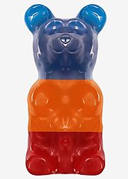 World's Largest Gummy Bear, Approx 5-pounds Giant Gummy Bear - Best Flavors
