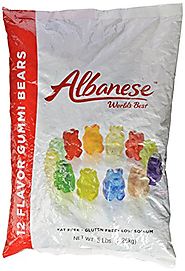Albanese Gummi Bears 12 Flavors-5lb
