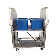 Cleanroom step stools with 316 stainless steel construction