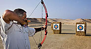 Practice your precision skills at the archery range