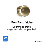 Door knobs aren't as germ ridden as you think