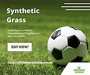 What is synthetic grass made of?