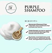 Buy Organic Coconut Milk/Purple Shampoo for curly and natural blonde hairs – Flo Naturals