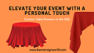 Elevate Your Event with a Personal Touch: Custom Table Runners in the USA