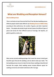 What are Wedding and Reception Venues?