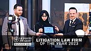 Al Rowaad Named Litigation Law Firm of the Year 2023 by LeFonti AWARDS®